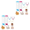 thumbnail image 1 of pitrice 2pcs/set Leak-Proof Small Animal Drinking Bottle Durable And Easy To Bottle For Small Animals blue and rose red 2Set, 1 of 6