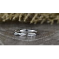 thumbnail image 3 of Blue Jewelry 0.4 Ct Brilliant Round Cut Diamond Rings - 14K White Gold Plated Wedding Rings - Engagement Wedding White Diamond Rings - Twisted Prong Setting Rings - Proposal Delicate Rings, 3 of 9
