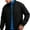 Black, variant on Men's Stand Collar Track Jacket, Solid Color Zippered Long Sleeve With Pockets, Elastic Cuffs Casual Sports Outerwear Beige S