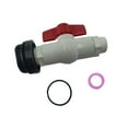 thumbnail image 5 of figatia Rain Barrel Spigot Kit 2" Thread Drum Equipment Hardware PVC Bulkhead with Gasket Replace Parts Water Tank Faucet Drum Spigot, 5 of 7