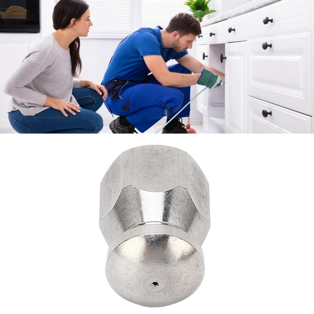 Sewer Jetter Nozzle For Pressure Washer, 5000PSI Drain Cleaning Tips For Power Washer, Pipe Dredging Cleaning Nozzle Jetting Spray Tip For Extreme Cleaning and