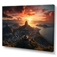 thumbnail image 2 of Designart "South America Rio City Of Gods " Landscapes Wall Decor, 2 of 5