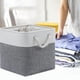 thumbnail image 1 of Fiudx Algodón, Caja de Almacenamiento de Tela Plegable, Organizador de Juguetes de Cáñamo, Solución para Ahorrar Espacio En El Hogar, Organizador de Ropa y Juguetes, Ideal para La Salsa de Estar Fami, 1 of 7
