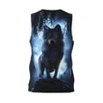 thumbnail image 2 of Rocae Night Scene of Wolves for Men's Basketball Jersey Lightweight and Breathable Athletic Tank Top,Quick-Drying Sports Jersey 4X-Large, 2 of 9