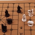 thumbnail image 3 of Portable Vintage Chinese Traditional Chess Resin cotta Chese Pieces, 3 of 7