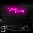thumbnail image 2 of C-CRAFT Tattoo & Piercing Neon Led Light Up 38 inch for Tattoo & Piercing Shop Wall Decor, 2 of 5
