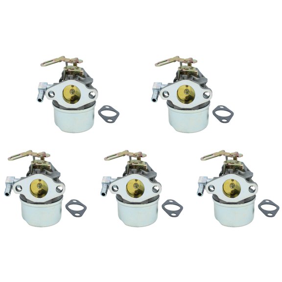 5X Carburetor Carb for 4HP 5HP HSK50 HS50 632107 632107A 640084B Snowblower,5 x Carburetor 5 x Gasket,Silver
