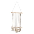 thumbnail image 4 of Organizador de fotos para colgar en la pared, macramé, de algodón, para dormitorio, 4 of 15