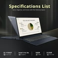 thumbnail image 4 of Lenovo IdeaPad 3i 15.6" FHD Touchscreen Laptop, Intel Core i5-1155G7, 16GB RAM, 512GB PCIe SSD, Intel Iris Xe Graphics, HD Webcam, Dolby Audio, WiFi 6, Win 11, Abyss Blue, 128GB Hotface USB Card, 4 of 7