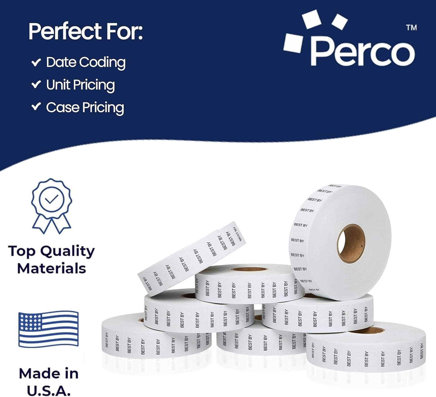 Pricing Labels for Monarch 1131 Best By - 20,000 labels w/ 8 Rolls Value Pack, 1 Sleeve - Made in USA