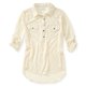 thumbnail image 2 of Aeropostale - Camiseta henley tejida con espalda transparente para mujer, marrÃ³n, grande Aeropostale henley, 2 of 2