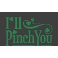 thumbnail image 4 of I'll Pinch You St. Patrick's Day Adult Charcoal Crew Neck Short Sleeve Tee-Large, 4 of 4