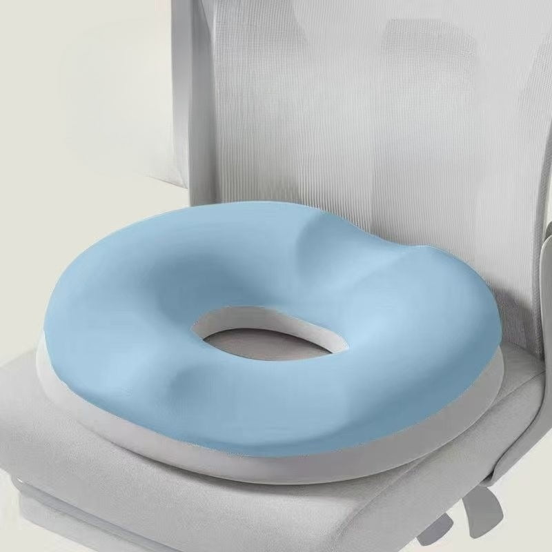 Donut Pillow Seat Cushion, Memory Foam Hemorrhoid Cushion, Orthopedic Comfort Cushion for Pressure Relief, Breathable Non-Slip Seat Pillow for Office Chair, Car, Home