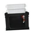 thumbnail image 4 of Xuanheng Turtle Tank Convenient Sturdy Tank Turtle Habitat for Small Pets Turtle black m, 4 of 8
