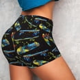 thumbnail image 4 of Logiee Colorful Skateboard Print Women's Biker Shorts,Workout Gym Shorts,Scrunch Shorts,Tummy Control Hidden Scrunch Running Yoga Shorts-XX-Large, 4 of 8