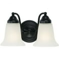 thumbnail image 4 of Capital Lighting - Brady - 2 Light Bath Vanity   Matte Black Finish with White, 4 of 5