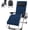Blue, variant on VINGLI Padded Zero Gravity Chair, Lounge Chair with Removable Cushion & Tray， Folding Reclining Patio Chairs， Recliner Chair for Lawn，Indoor and Outdoor