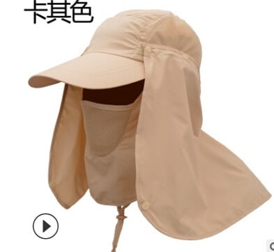 cycling sun protection hat