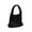 Black, variant on ZenCart Hand-Woven Wrist Tote Bag Cotton Rope Braided Hollow Out Handbag Ladies Portable Wristlet Handbag for Travel Beach Shopping
