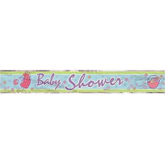 Baby Shower 'Baby on the Way' Foil Banner (12ft)