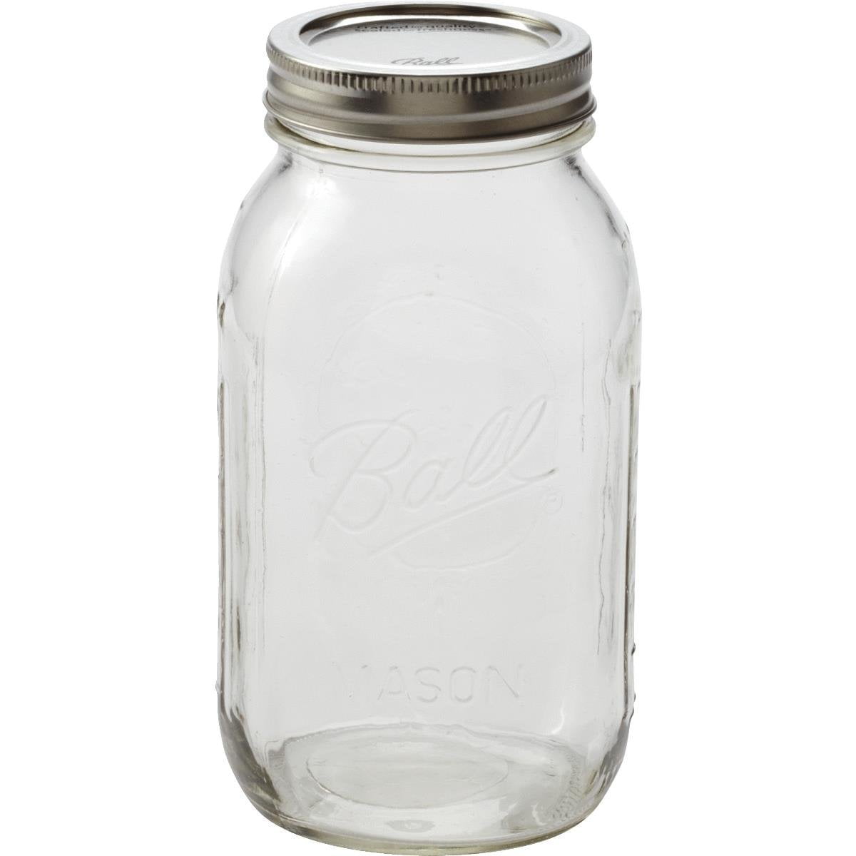 Details about   64oz Wide Mouth Jars With Solid 110mm Metal Lids Pack of 6 