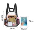 thumbnail image 2 of Mochila pequeña, mochila transparente impermeable., 2 of 5