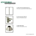 thumbnail image 2 of Kingston Brass KB1428LL Vessel Standard Mount Bathroom Faucet, Brushed Nickel, 2 of 3