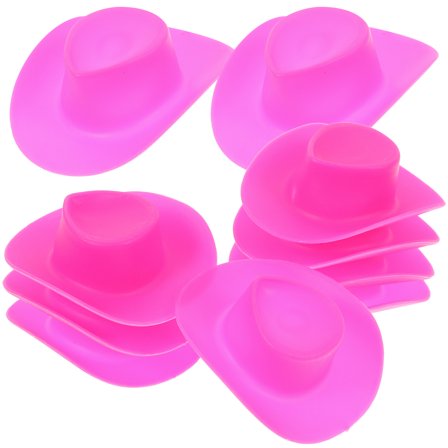 50 Pcs Mini Hats for Crafts Dollhouse Cowboy Decorative Accessories