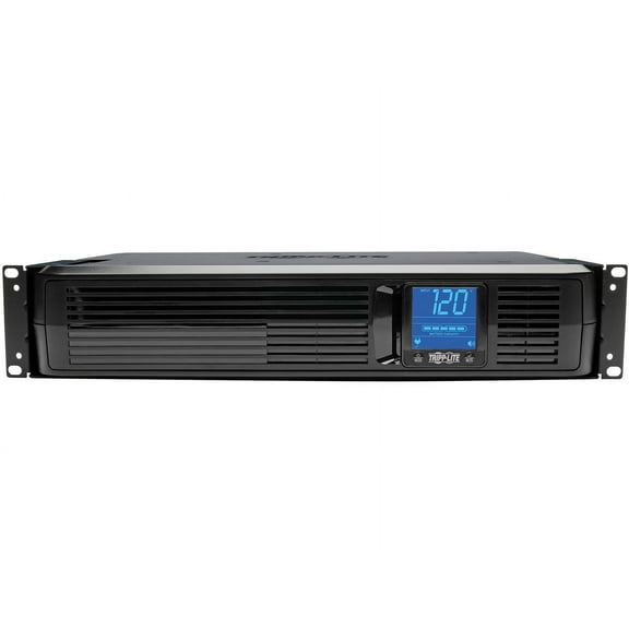Tripp Lite 1500VA Smart UPS Battery Backup, AVR, LCD, Line Interactive, Rack/Tower, 8 Outlets, 120V, USB, DB9 (SMART1500LCD)