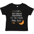 thumbnail image 3 of Inktastic I Love My Great Grandma to the Moon and Back Boys or Girls Toddler T-Shirt, 3 of 5