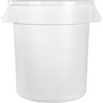 thumbnail image 2 of Carlisle 34101002 Bronco Round Waste Container Only, 10 Gallon, White Pack of 6, 2 of 10