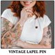 thumbnail image 3 of unbranded Pin Esmaltado Café Estilo Vintage Color Marrón Accesorio Para Y, 3 of 6