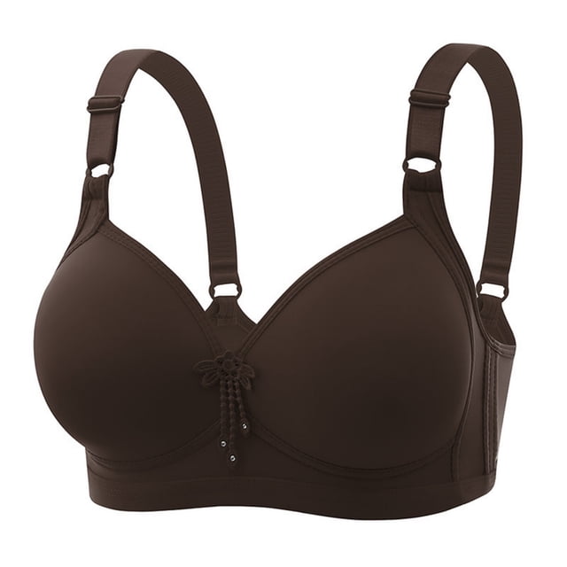 HongQid Bra for Women Seamless Straps Bralettes Everyday Basic Sleeping No Underwire Bras