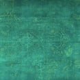 thumbnail image 1 of Ahgly Company Indoor Square Persian Turquoise Blue Traditional Area Rugs, 7' Square, 1 of 4