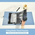 thumbnail image 3 of FORMRS 2 Pack Pencil Pouch for 3 Ring Binder with Clear Window Zipper Case, Space Earth, 3 of 6