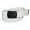 White, variant on CTM Cotton Adjustable Belt with Nickel Buckle