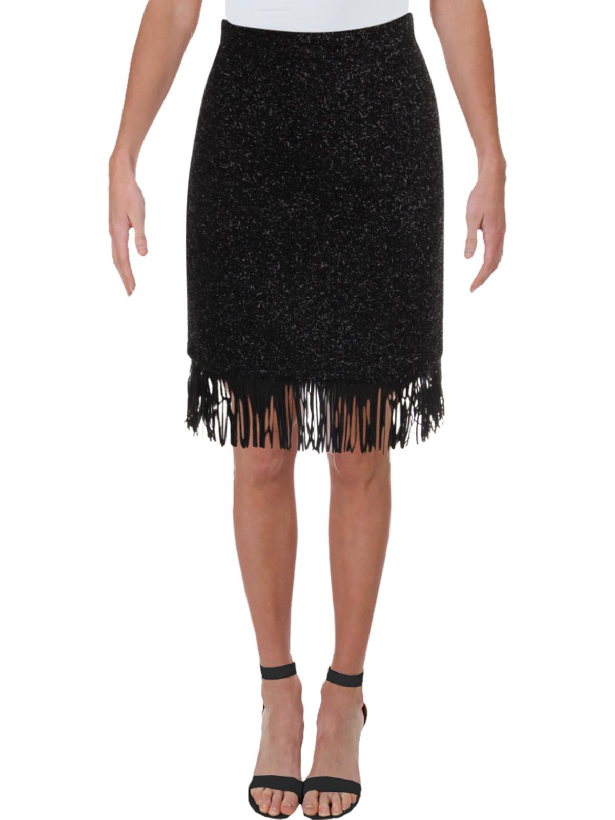 halston heritage fringe dress