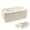 Beige, variant on EUWBSSR Medication Locking Box Versatile Safe Small Lockable Storage Box Portable Food Refrigerator Container for Your Home Usage