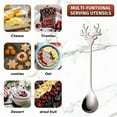 thumbnail image 4 of 5Pcs Christmas Coffee Spoons for Tea Soup Milk Coffee Stirring Mixing Spoons Dessert - silver, 4 of 6