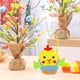 thumbnail image 1 of Kit de manualidades para hacer una bolsa de fieltro de Pascua | Bolsa reutilizable de poliéster suave para dulces, regalo para niños, decoración navideña | Bolso con diseño de dibujos animados multic, 1 of 5