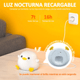 thumbnail image 4 of Lámpara Led De Patito De Silicona De 7 Colores Recargable Xtellar blanco, 4 of 4