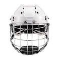 thumbnail image 3 of Casco de hockey sobre hielo con protector de cabeza, ligero, portátil y ajustable, casco de rugby para De 52 cm a 58 cm, 3 of 9