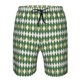 thumbnail image 3 of Fotbe Light Green Squares Trajes de Baño Estampados para Hombre, Shorts de Verano de Secado Rápido, Ropa de Playa, Bañadores-3X-Large, 3 of 6