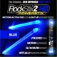 thumbnail image 1 of Rockstix - Baquetas luminosas para batería, 2 HD azul, luz LED brillante, efecto de desvanecimiento,, 1 of 4