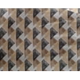 thumbnail image 4 of oneOone Georgette Viscose Light Brown Fabric Triangle Geometric Sewing Craft Projects Fabric Prints By Yard 42 Inch Wide, 4 of 4