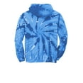 thumbnail image 6 of Port & Company Boys' Essential Tie Dye Pullover Hooded Sweatshirt L Royal, 6 of 6