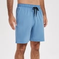 thumbnail image 4 of Breezora Mens Workout Shorts with Side Pockets and Elastic Waist Activewear for Running Training Basketball and Gym In Lightweight Breathable Fabric L Size Blue, 4 of 9
