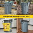 thumbnail image 5 of Rubbermaid Wheeled Brute 44 Gallon Resin Garbage Can, Trash Can-Indoor Outdoor, Durable & Strong, 5 of 7