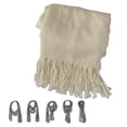 thumbnail image 2 of Pashmina larga fina Chal agradable y ligero Mascada elegantes de colores y para cualquier época del año Beige CHIC-FANTASY Bufanda para el cuello, 2 of 3