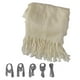 thumbnail image 2 of Pashmina larga fina Chal agradable y ligero Mascada elegantes de colores y para cualquier época del año Beige CHIC-FANTASY Bufanda para el cuello, 2 of 3